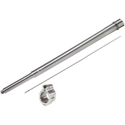 ODIN Works AR-15 22 ARC 21in Threaded Barrel XL Rifle Gas System 1/2-28 Threads 1-7 Twist 416 Stainless Steel DMR Profile with .750 Tuneable Gas Block