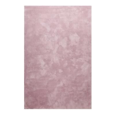 Tappeto in morbida microfibra densa rosa antico 120x170