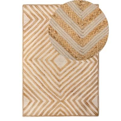 Tappeto 140 x 200 cm Iuta Beige