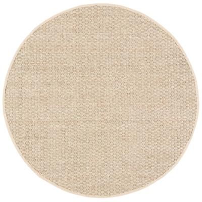 Tappeto Erba marina Naturale/Beige 213 X 213 cm
