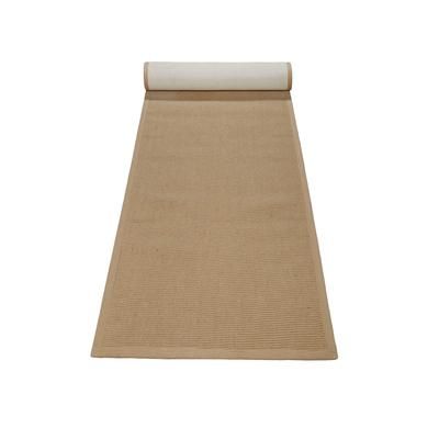 Tappeto in juta, antiscivolo colore naturale 80x300