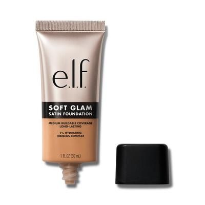 e.l.f. Cosmetics Soft Glam Satin Foundation In 44 Tan Cool - Vegan and Cruelty-Free Makeup