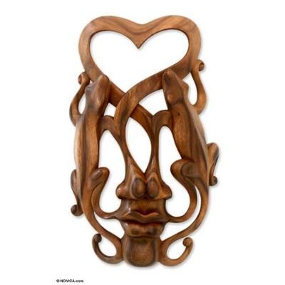 Wood mask, 'Song of Love'
