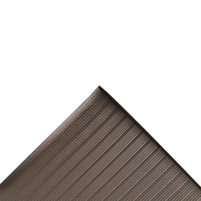 NoTrax 410R0372BL Airug Anti-Fatigue Floor Mat - 6' x 60', 3/8" Thick, Black