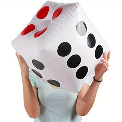 TEMU 1pc Jumbo Inflatable Dice, Fun Giant Large Inflatable Dice For Indoor Outdoor Board Game, Summer Pool Party, Lawn Floor Games