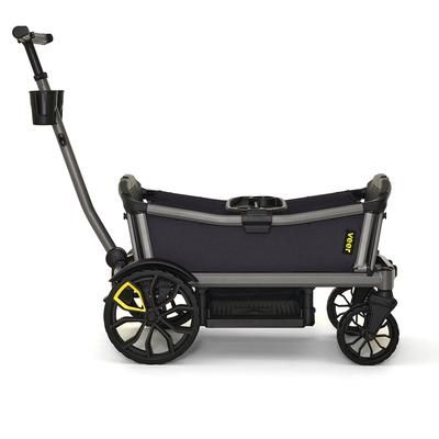 Veer Cruiser City XL (4 Seater) Stroller Wagon + Sidewall Kit + Canopy Bundle - Rose Quartz