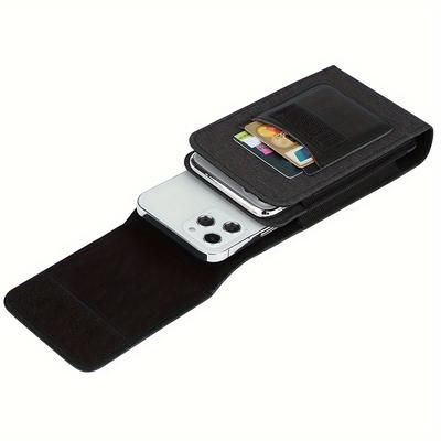 TEMU 1 Case 2 Phones, Dual Phone Holster Pouch With Belt Clip, For Iphone 13 Pro Pro Max G22 30 Pro Note 20 Ultra Note 10+ S22 Ultra