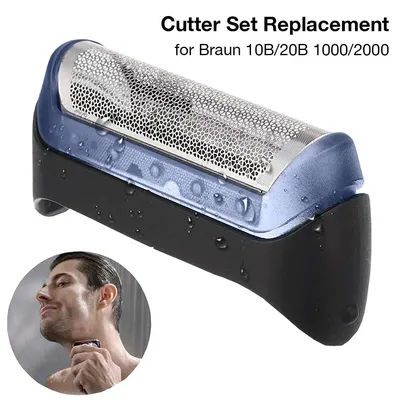 For Braun 10B/20B 1000/2000 Series Shaver Head Set Shaver Foil Screen Replacement Part For Braun 190 1735 1775 5728 5729 170S