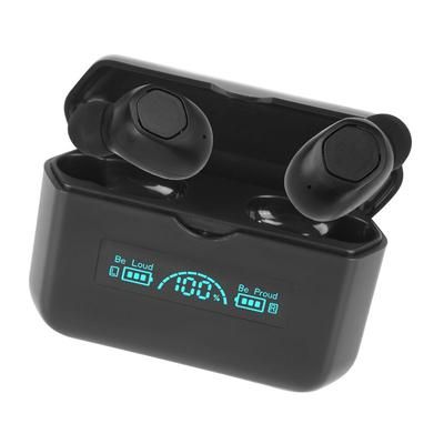 Fresh Fab Finds TWS Wireless Earbuds Headphone, 5.1, In-Ear, IPX4 Waterproof, With Charging Case - Black