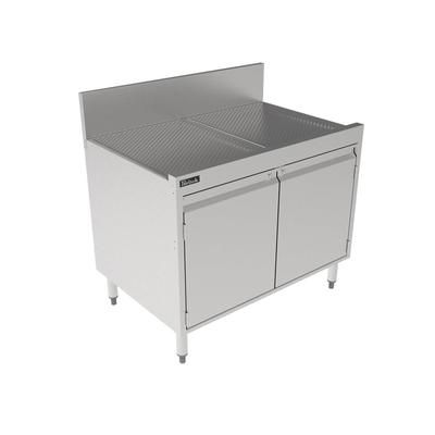 Perlick TSF36SC 36" Stationary Storage Cabinet, 24" Front to Back, Hinged Doors, Stainless Steel