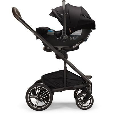Nuna MIXX Next with Magnetic Buckle + PIPA RX Travel System Bundle - Biscotti / Caviar