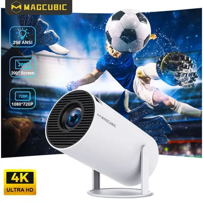 Magcubic Projector HY300 PRO 8K Android 14 Dual Wifi6 290ANSI Allwinner H726 BT5.4 1080P 1280*720P Home Cinema Outdoor Projetor