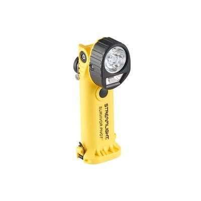 Streamlight Survivor Pivot USB LED Flashlight with Magnet Alkaline 325 Lumens Yellow 91826