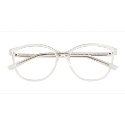 Unisex s horn Clear Plastic Prescription eyeglasses - Eyebuydirect s Sloane