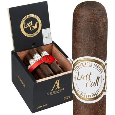 Last Call Maduro by AJ Fernandez Flaquitas - BOX (25)