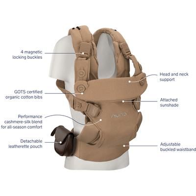 Nuna CUDL Luxe 4 in 1 Baby Carrier - Canyon