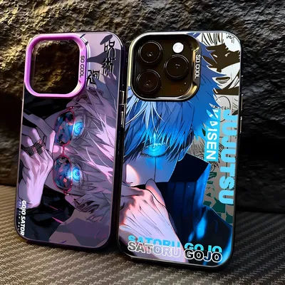 Jujutsu Kaisen Satoru Gojo Phone Case For iPhone 16 15 14 13 12 11 Pro Max X XR XSMAX 8 7 Plus Candy