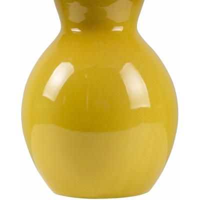 Salgareda 15"H x 8"W x 8"D Cottage Yellow/Beige/Translucent Table Lamp - Boutique Rugs