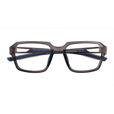 Unisex s square Clear Gray Eco Friendly,Plastic Prescription eyeglasses - Eyebuydirect s Phys