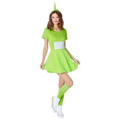 Vestito Fascia Alieno Teletubbies Costume Divertente Bambini Adulti Per donna Carnevale martedì grasso Feste Performance Costumi di Halloween facili Vestirsi