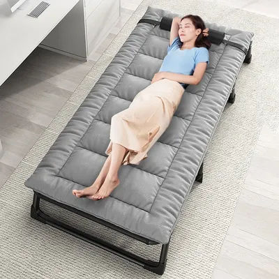 Folding Camping Cot, Heavy Duty Sleeping Cots, Oxford Portable Travel Camp Cots for Home, Office Nap Outdoor Beach 접이식 캠핑 간이침대