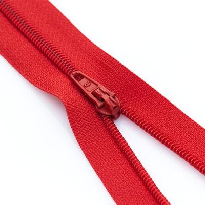 buttinette Fermeture à glissière, rouge, non séparable