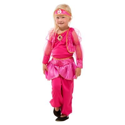 Déguisement "danseuse orientale Esmeralda" pour enfants, rose vif