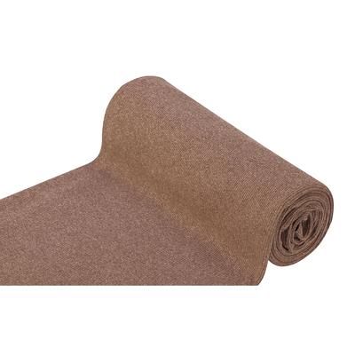 Tissu bord côte "confort", taupe/mélangé
