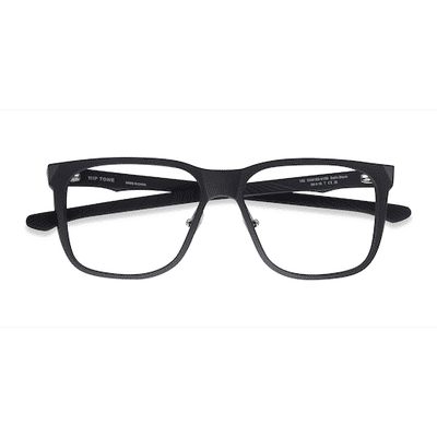 Male s square Black Plastic Prescription eyeglasses - Eyebuydirect s OAKLEY Hip Tone