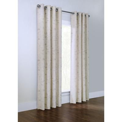 Wide Width Tuscani Light Filtering Grommet Curtain Panel by Habitat™ in Natural (Size 54" W 84" L)