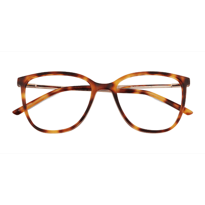 Female s horn Brown Tortoise Acetate,Metal Prescription eyeglasses - Eyebuydirect s Study