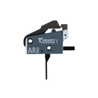 Timney Triggers AR PRO 2 Stage Drop In Trigger Fits Milspec AR15 Anodized 6061 Aluminum Housing Black Oxide Finish on Trigger Shoe AR PRO