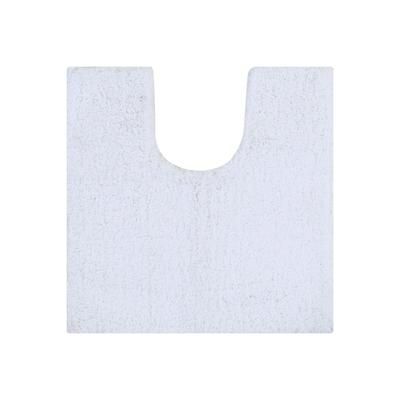 Micro Plush Collection 100% Polyester 20" X 20" Contour Bath Rug by Brylane Home in White