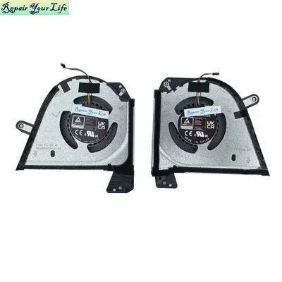 CPU GPU Cooling Fans For Asus ROG Zephyrus M16 GU603 GU603ZM GU603ZE ZW GU603ZX Laptop Cooler Fan 13NR08R0T02111 13NR08R0T03111