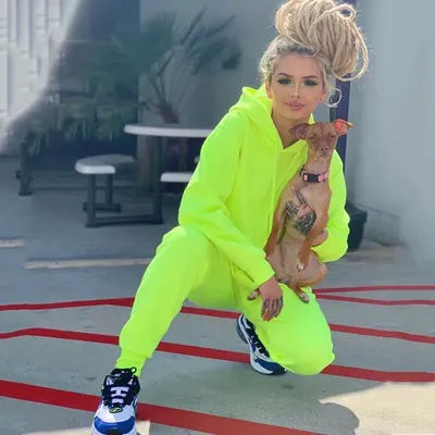 Ensemble deux pièces BKLD Automne 2026 : Haut à capuche et pantalon taille haute pour femme – Survêtement fluo pour femme