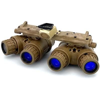 US Night Vision ARGUS Panoramic Night Vision Goggle - Gen III White Phosphor FDE 8x6x5in APNVG-E-WP