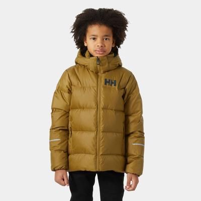 Helly Hansen Juniors’ Isfjord Down Winter Jacket 2.0 Brown 164/14