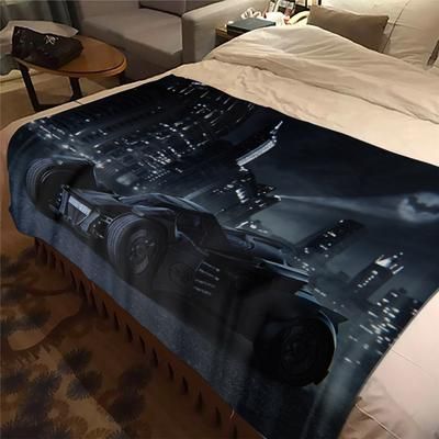 TEMU Ultra-soft Vehicle Print Blanket - Hd, Cozy For Home, Car Travel & Office Naps