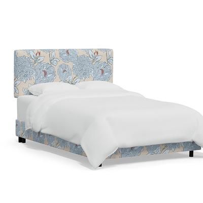 Vanessa Bed - Rectanglular, Rectangular/Alora Icy Blue, King - Grandin Road
