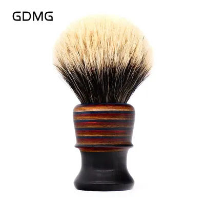 GDMG-Whole Shaving Brush SHD Finest Three Band Badger Hair Knot Class A Bulb Type And Color Carousel Handle