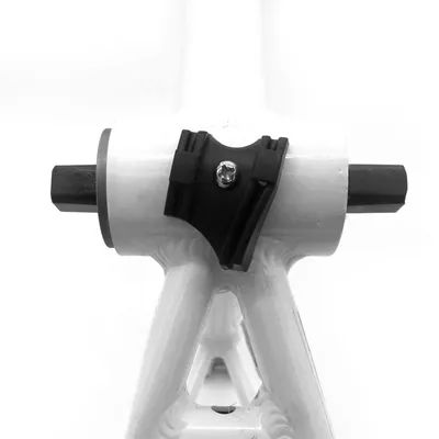 Road Bike Bicycle Frame Bottom Bracket Cable Guide Plastic 40mm*30mm with Screw Black Bicycle Cycling Parts Accessories