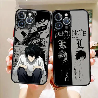 Anime Death Note Boy Cool Frosted Translucent For Apple iPhone 15 14 13 12 11 XS XR X 8 7 SE Pro Max Plus Mini Back Phone Case