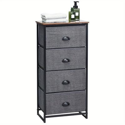 TEMU Ergomaster 4-drawer Fabric Dresser Metal Frame Chest Of Drawers Nightstand