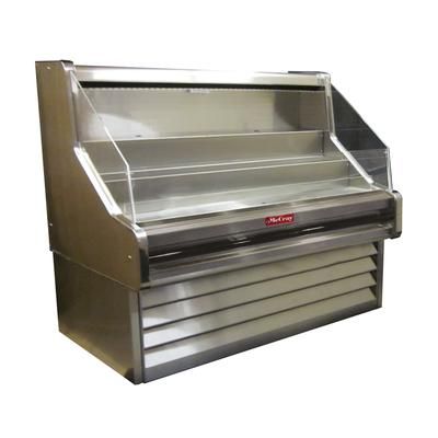 Howard-McCray SC-OS30E-5-S 63" Impulse Horizontal Open Air Cooler w/ 3 Levels, 115v, Silver