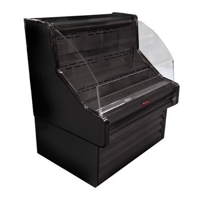 Howard-McCray SC-OS35E-6-B 75" Impulse Horizontal Open Air Cooler w/ 3 Levels, 115v, Black