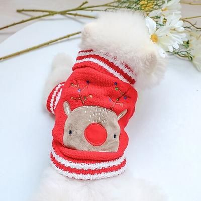 Prodotti per cani Prodotti per gatti Costume di Natale Gonna Abito natalizio Semplici Comodo Inverno Morbido Comodo Natale Natale Festival Spitz Giapponese Beagle Bulldog Shiba Inu Bichon Frise