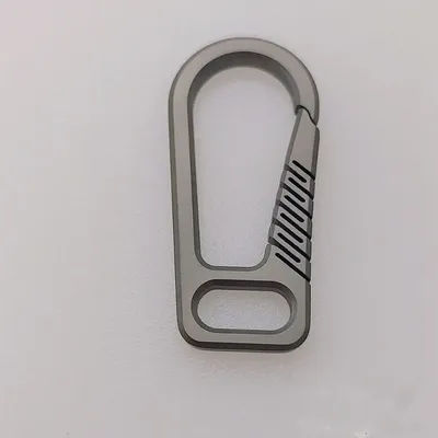 Super Lightweight Key Rings Titanium Alloy KeyRings High Quality Keychains Buckle Man Car Keychain Male Creativity Gift EDC Tool