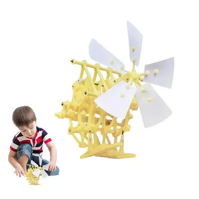 DIY Assembly Model Building Kit Wind-Powered Strand Beast Model Robot Wind Motion Machine Toy