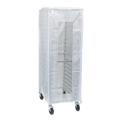 Winco ALRK-20-HC Sheet Pan Rack Cover w/ Window for Standard Size Racks, 23" x 28" x 62", White