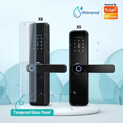 New Waterproof cerradura intelige Tuya Biometric Fingerprint Security Intelligent Smart WiFi APP